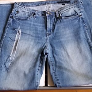 Women's Calvin Klein Jeans Size 31/2 Distressed